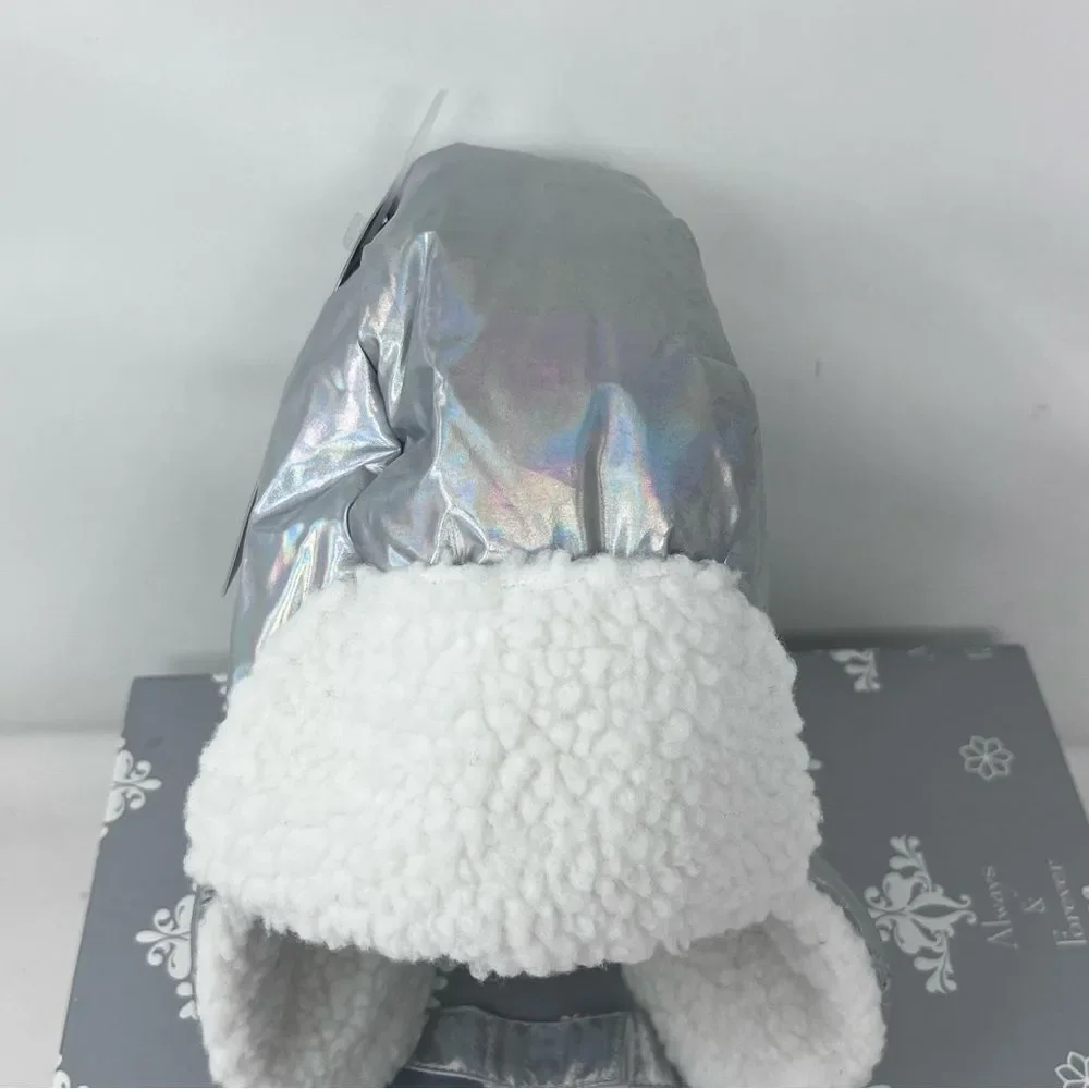 Swiss Tech Silver Irredentist Trapper Hat NWT